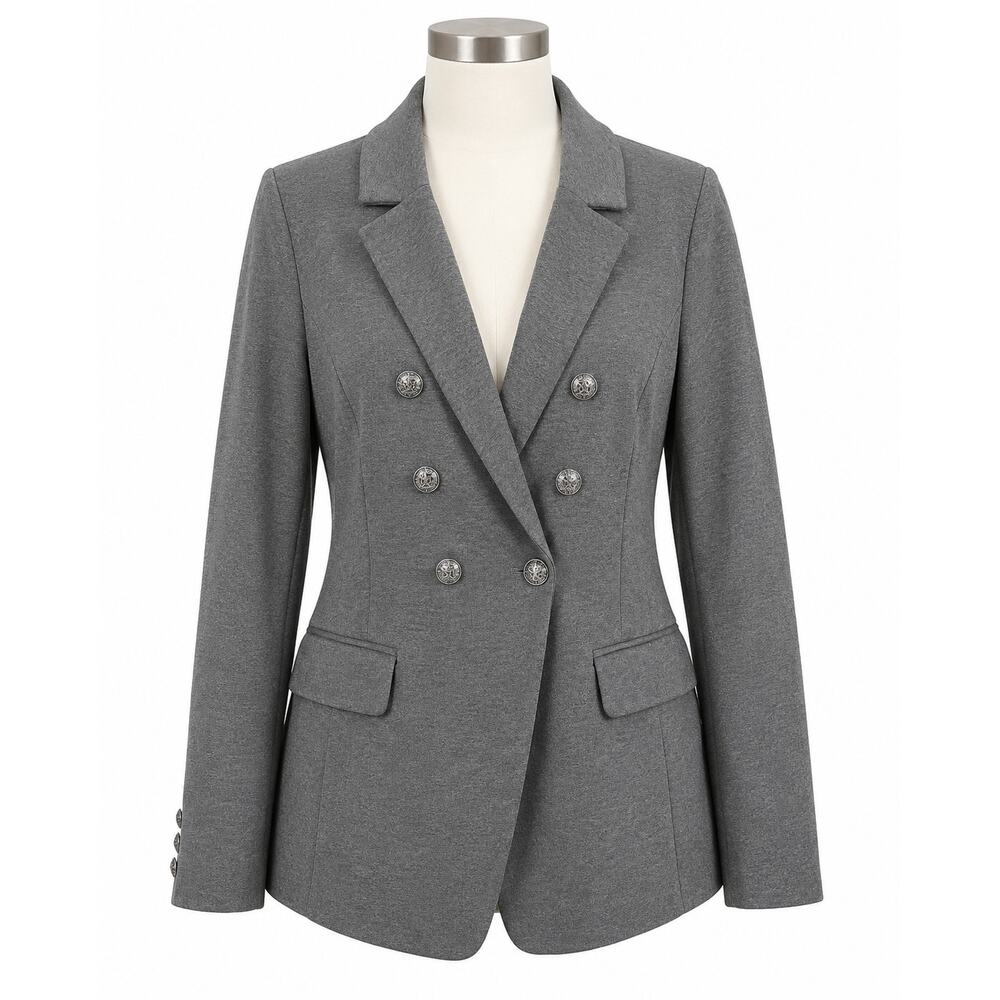 Lane Bryant Ponte Bryant Blazer – Dark Heather Gray – Size 28 Plus